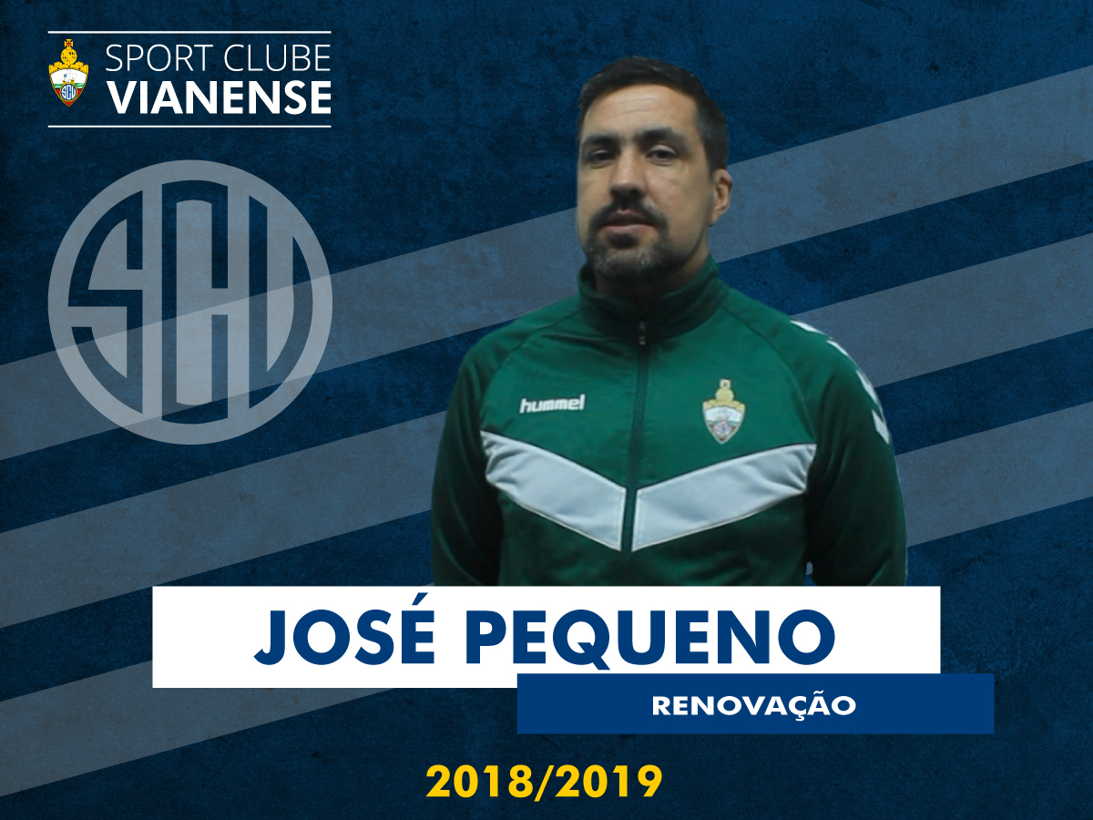José Pequeno continua como Treinador da equipa principal