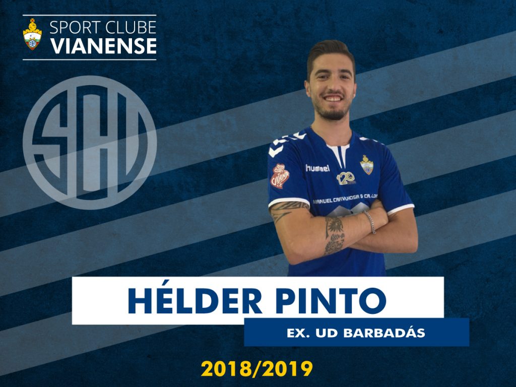 Hélder Pinto é jogador do SC Vianense!