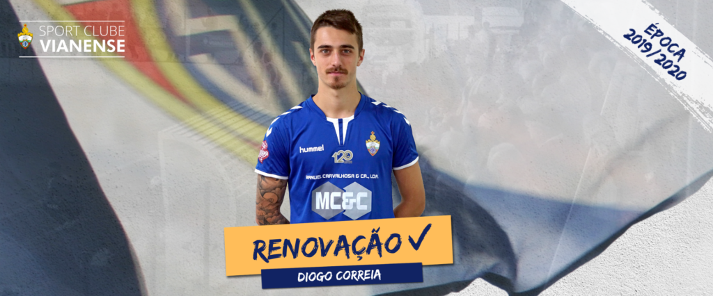 Diogo Correia vai continuar de azul!