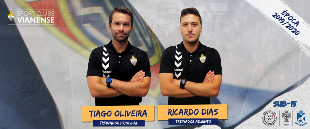 Dupla Técnica dos U15 pronta para iniciar os trabalhos
