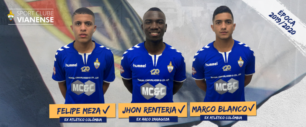 Mais 3 reforços para o Plantel 2019/2020